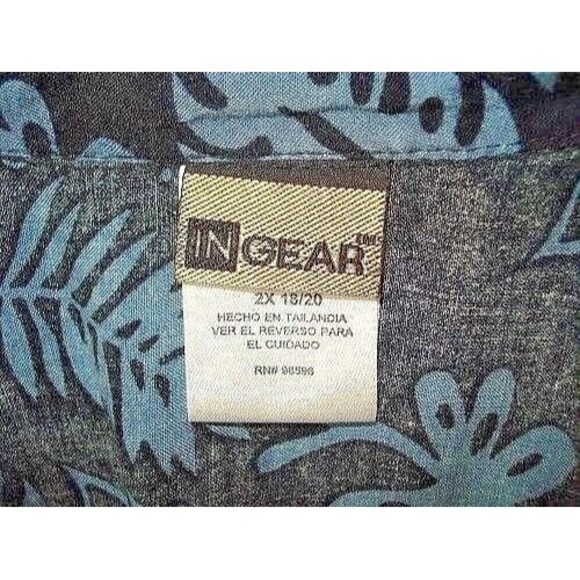 InGear Hawaiian Shirt Surfboard Surf Board Button Front Mens Size 2XL - Picture 8 of 8